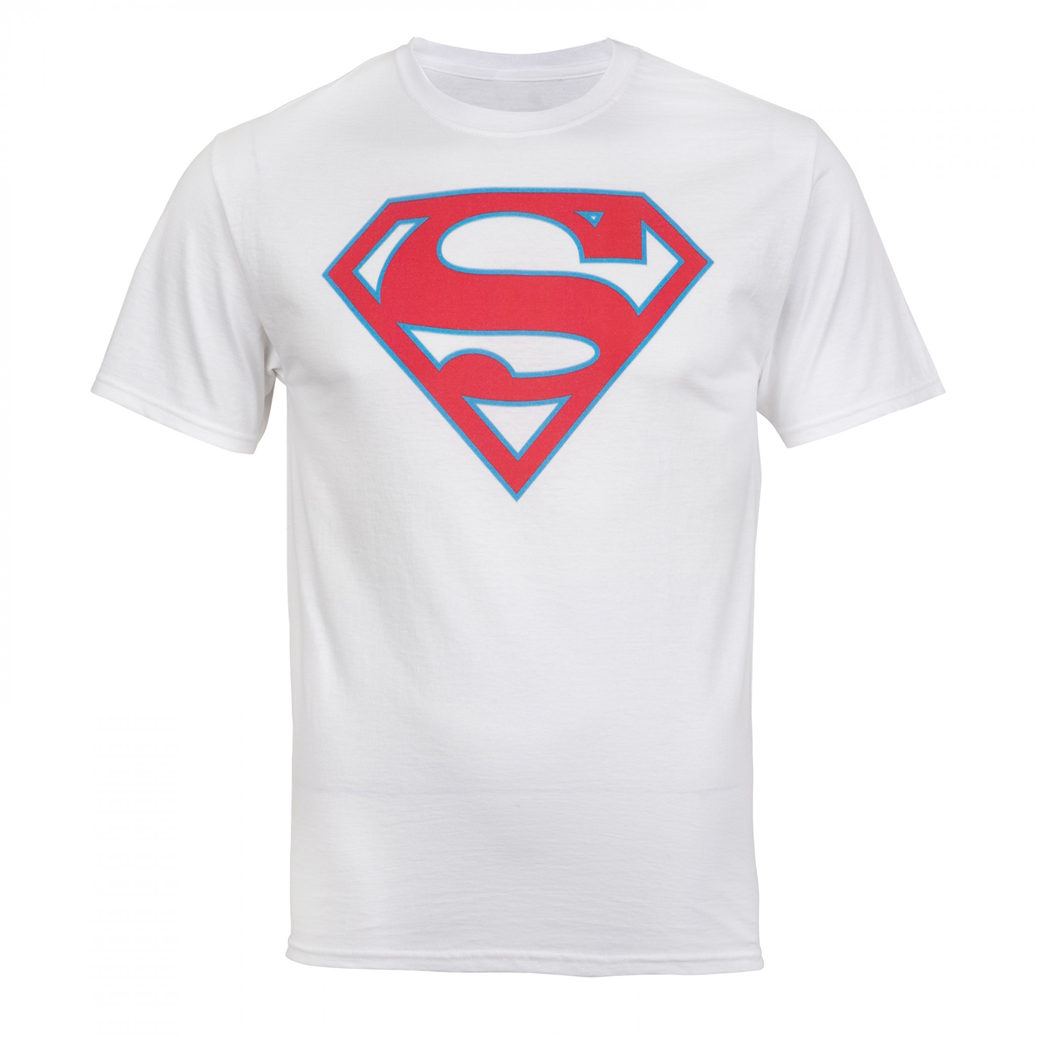 Superman Symbol Classic White T-Shirt